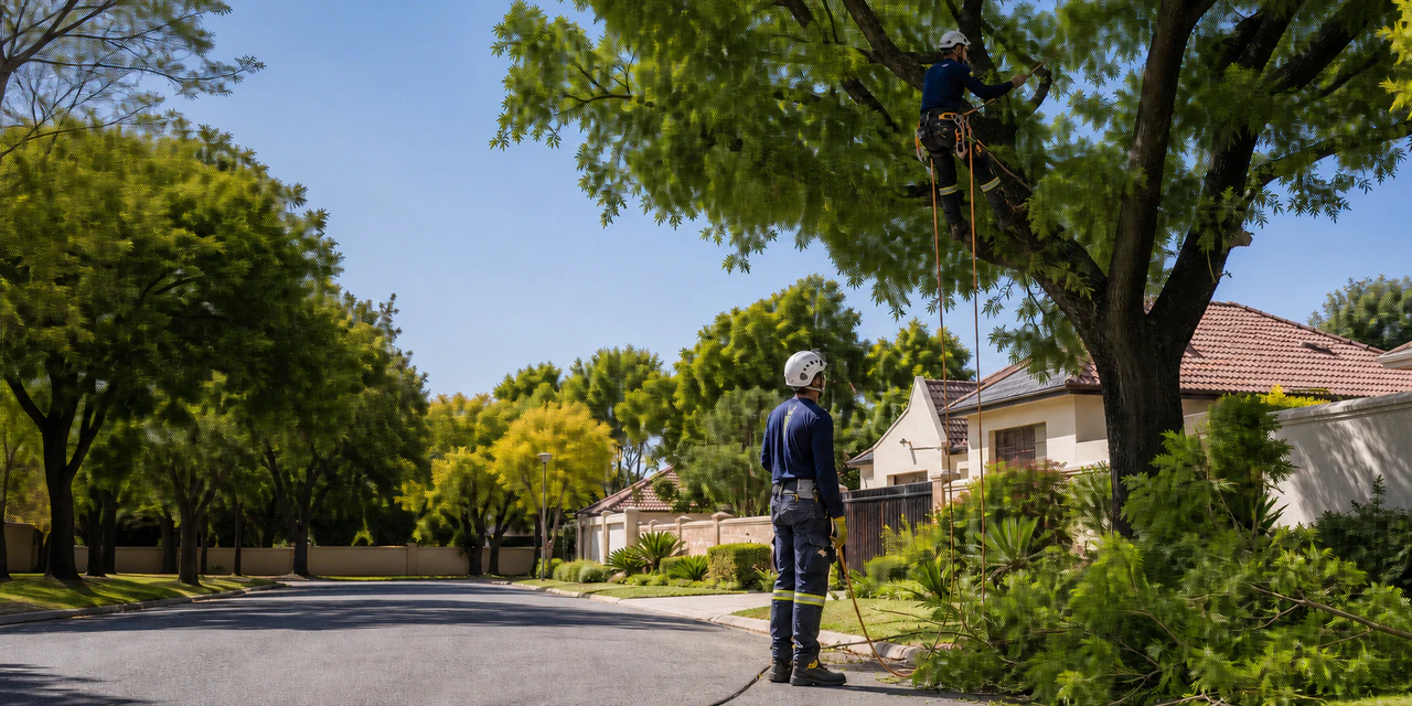 Tree-care planning at a residential property